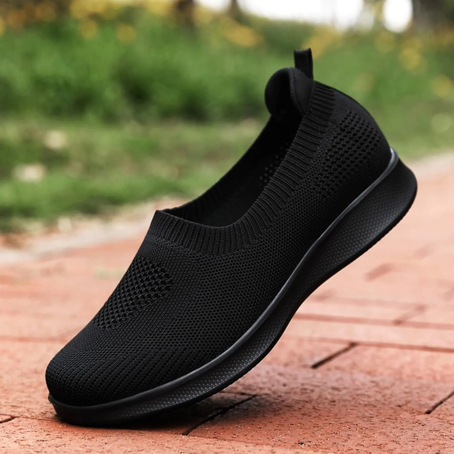 Slip On Breathe Mesh Walking Shoes Women Fashion Comfort Flat Loafers Shoes Run Women