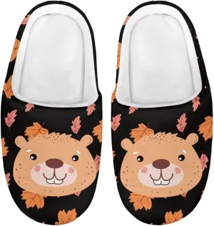 Slippers for Kids Anti-slip House Slippers Warm Plush Slippers Winter Bedroom Slippers