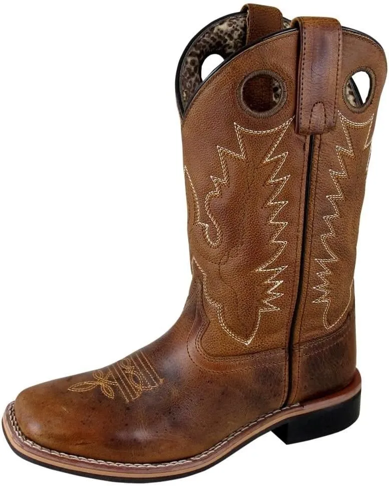 Smoky Mountain Boots | Napa Series | Women’s Western Boot | 10-Inch Height | Square Toe | Durable Leather | Rubber Sole & Block Heel | Tricot Lining & Leather Upper | Steel Shank | PVC Welt