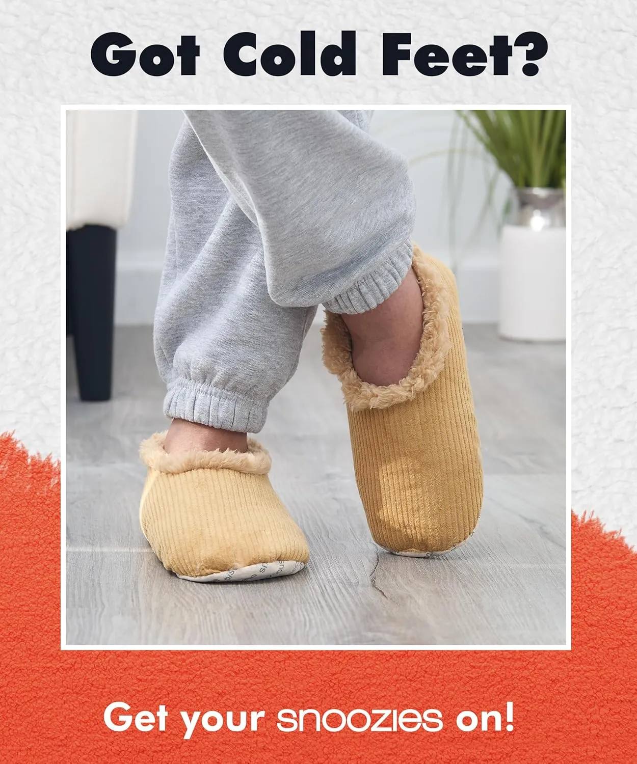 Snoozies Mens Slippers Indoor Plaid, Cord, or Camo, Sherpa Fleece-Lined Slippers Socks Non-Skid, Mens House Shoes, Male Gifts