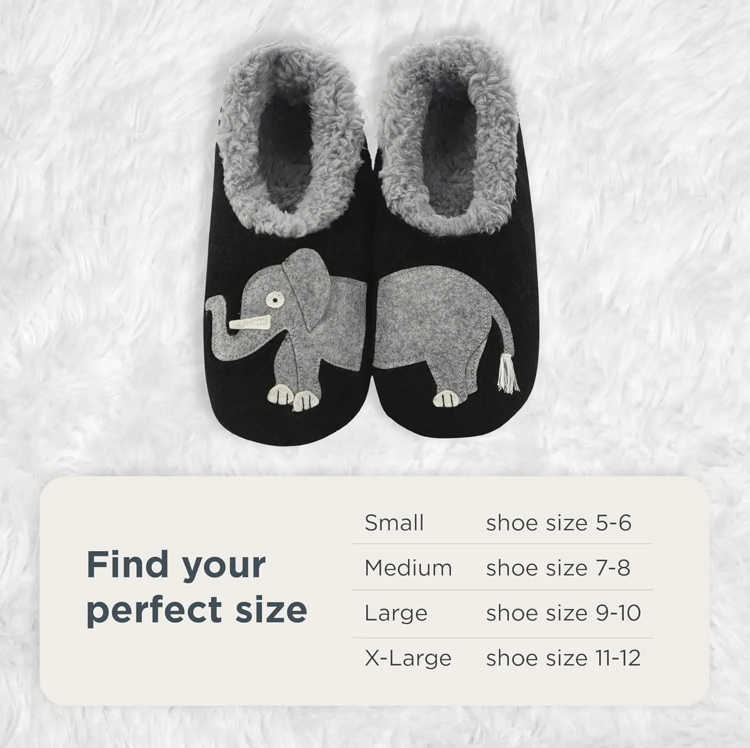 Snoozies Pairable Slipper Socks - Slippers for Women, Non-Slip Fuzzy Slipper Socks