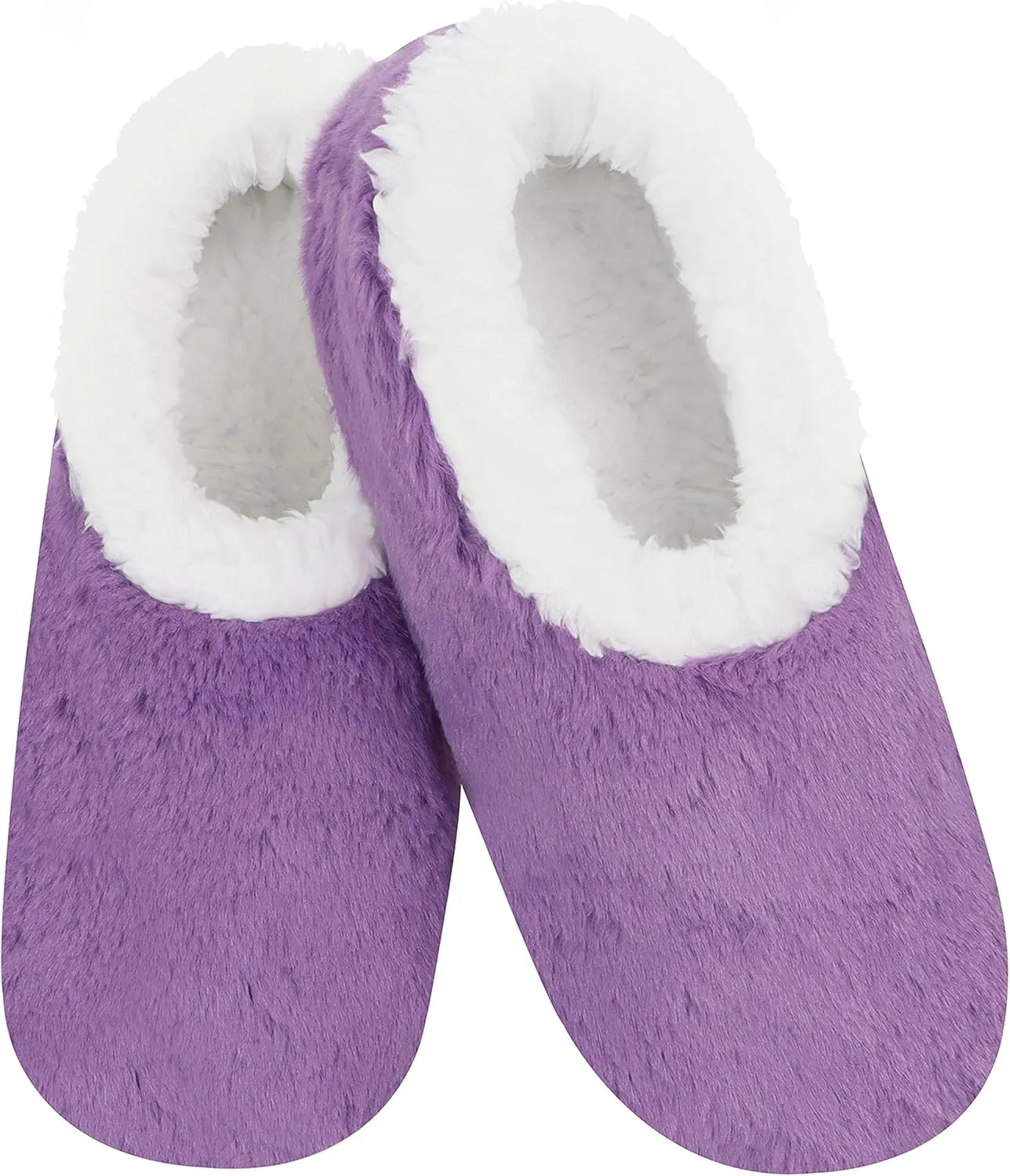 Snoozies Slipper Socks for Women Indoor, Cozy Sherpa-Lined Womens Slippers Non-Skid, Ladies Gifts