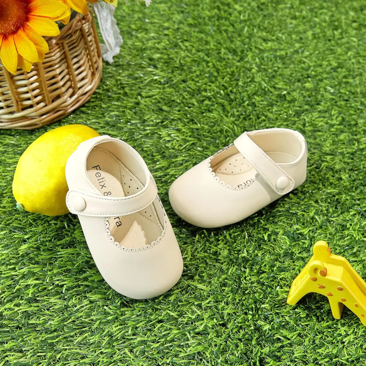 Soft Sole Baby Dress Shoes - Infant Baby Walking Shoes Moccasinss Rubber Sole Crib Shoes.
