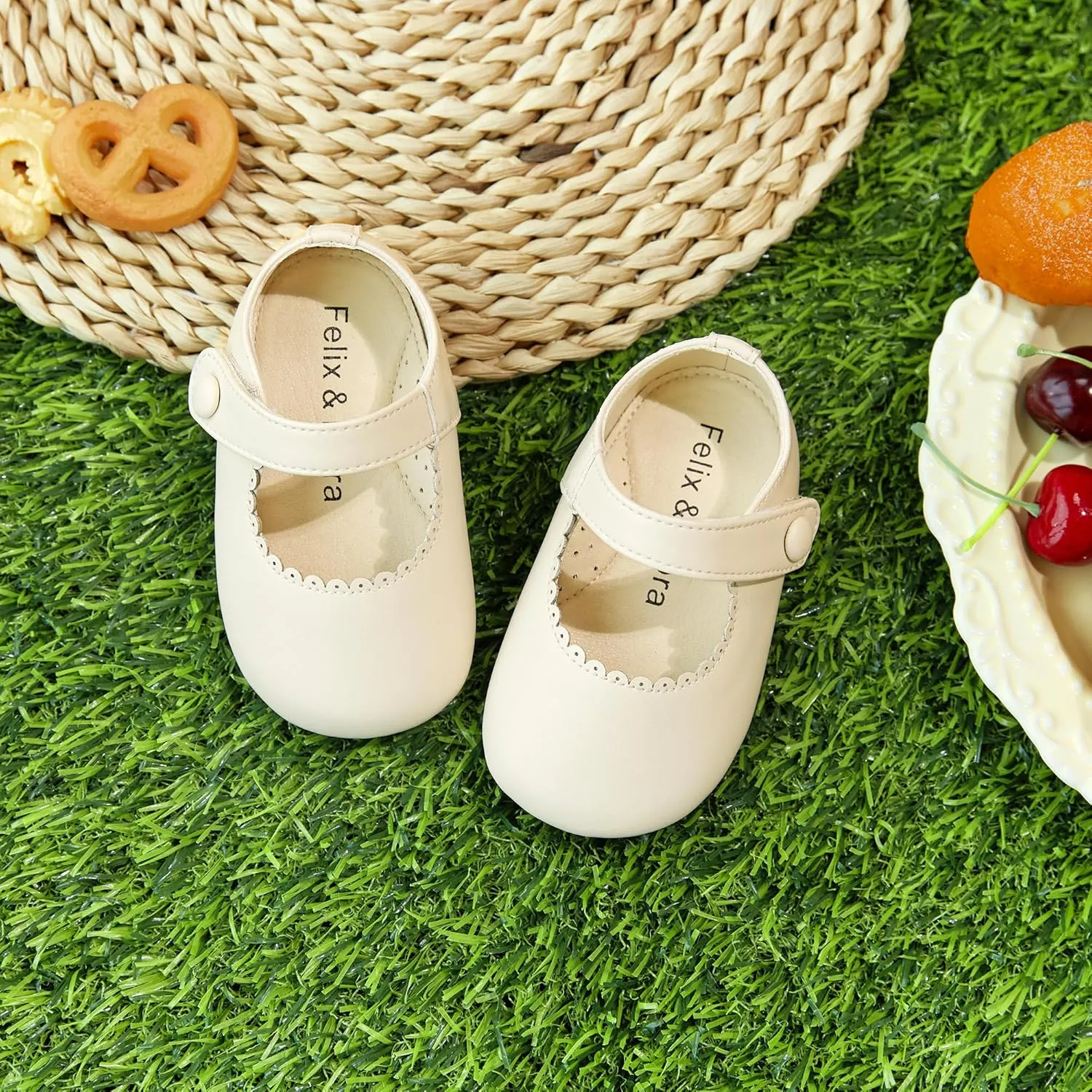 Soft Sole Baby Dress Shoes - Infant Baby Walking Shoes Moccasinss Rubber Sole Crib Shoes.