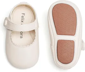 Soft Sole Baby Dress Shoes - Infant Baby Walking Shoes Moccasinss Rubber Sole Crib Shoes.