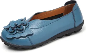 Solaud Women's Comfortable Loafers Soft Slip on Casual Round Toe Moccasins Driving Flats Work Walking Shoes
