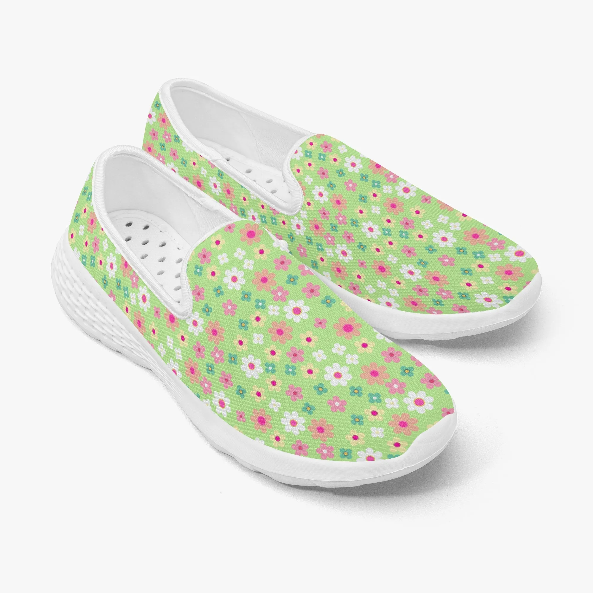 Spring Women's Casual Slip-On Mesh Shoes