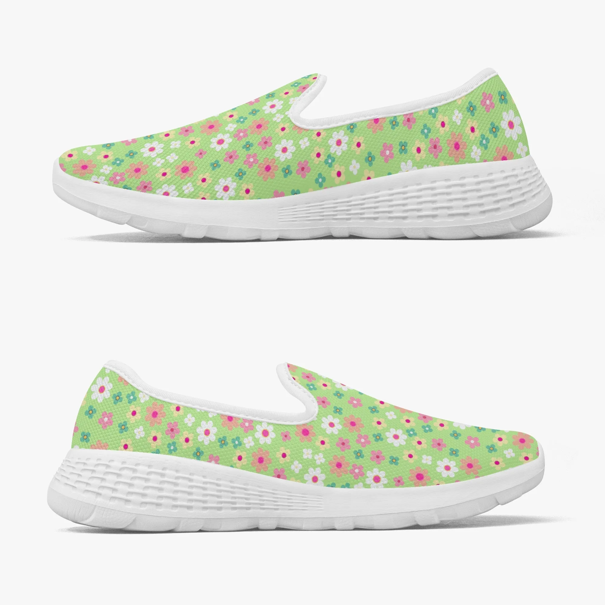 Spring Women's Casual Slip-On Mesh Shoes