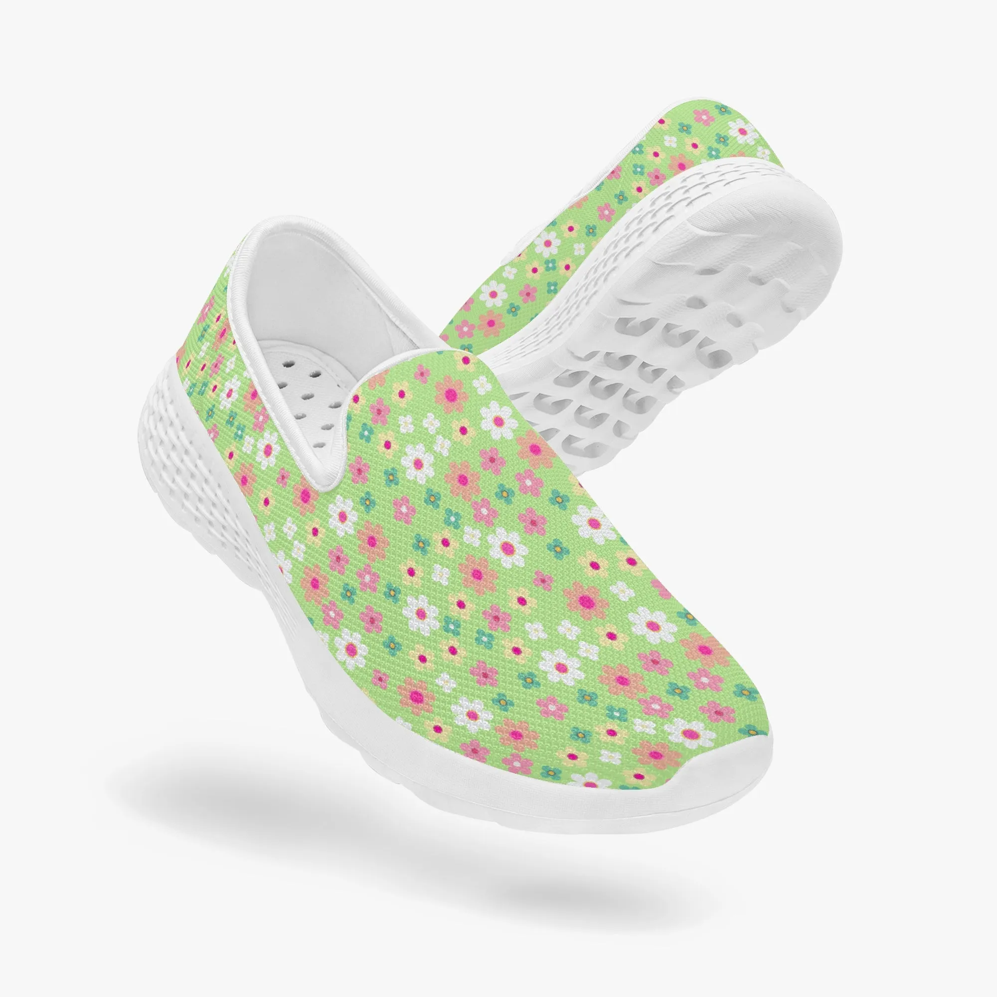 Spring Women's Casual Slip-On Mesh Shoes