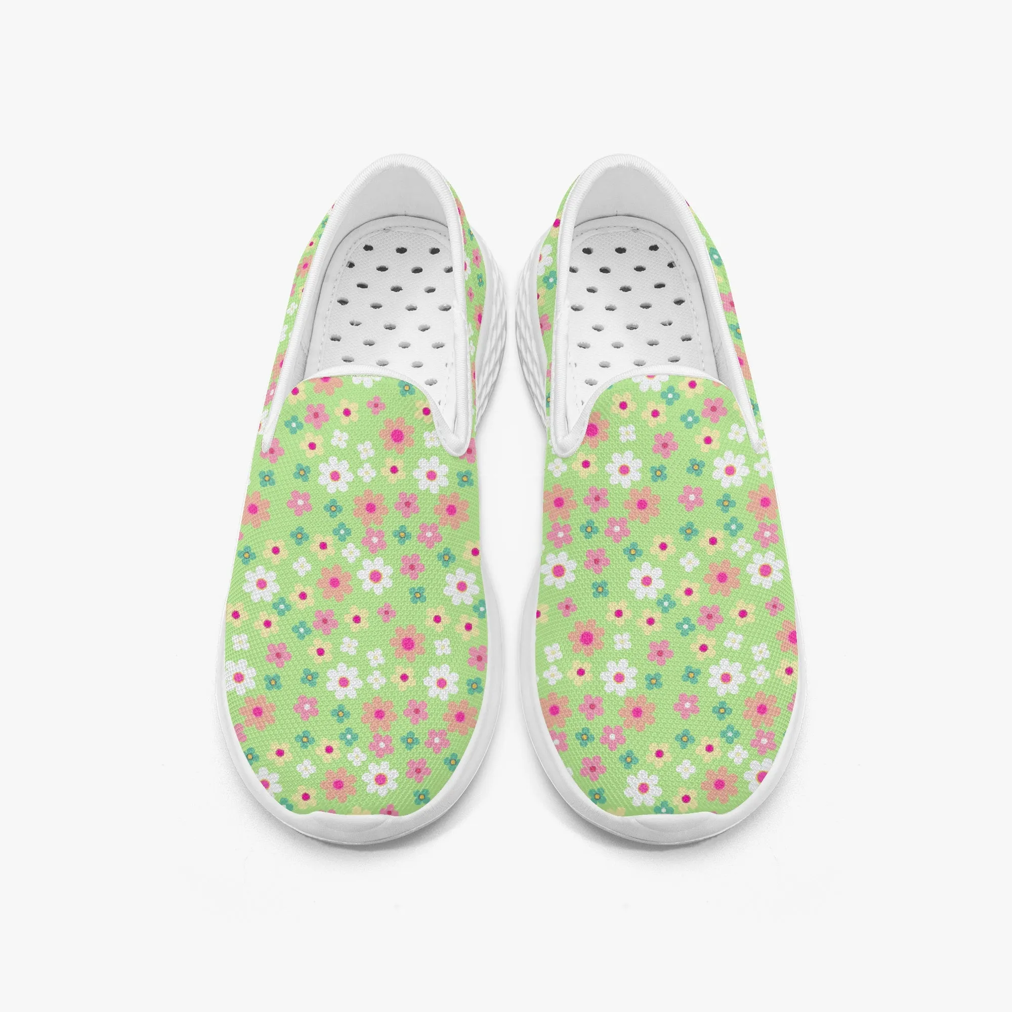 Spring Women's Casual Slip-On Mesh Shoes
