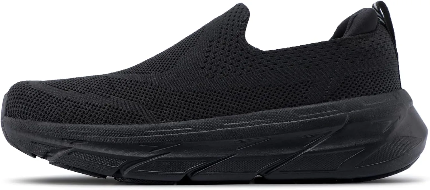 STQ Slip on Sneakers Women Walking Shoes with Arch Support Comfortable Non-Slip Nurse Shoes