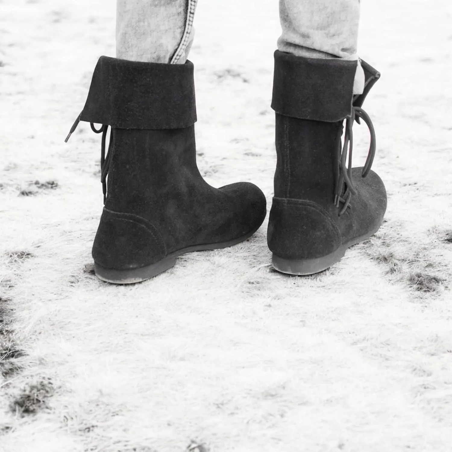 Suede Classic boots | Medieval Viking Boots | Sigurd Shoes | Renaissance Faire Shoes