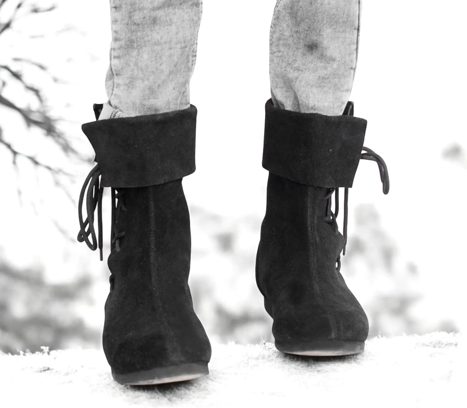 Suede Classic boots | Medieval Viking Boots | Sigurd Shoes | Renaissance Faire Shoes