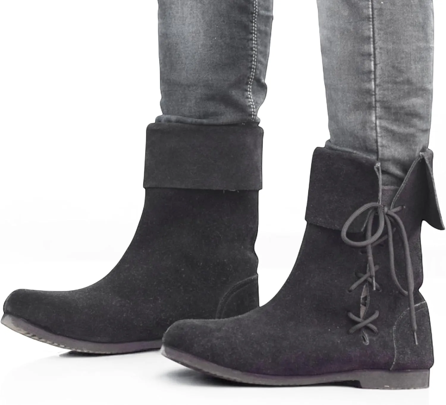 Suede Classic boots | Medieval Viking Boots | Sigurd Shoes | Renaissance Faire Shoes