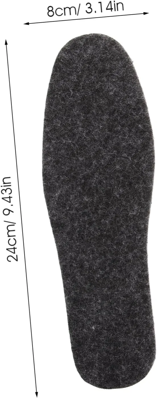 Thermal Insoles for Boots 5 Pairs Women's Boot Insoles Warm Felt Inserts Winter Warm