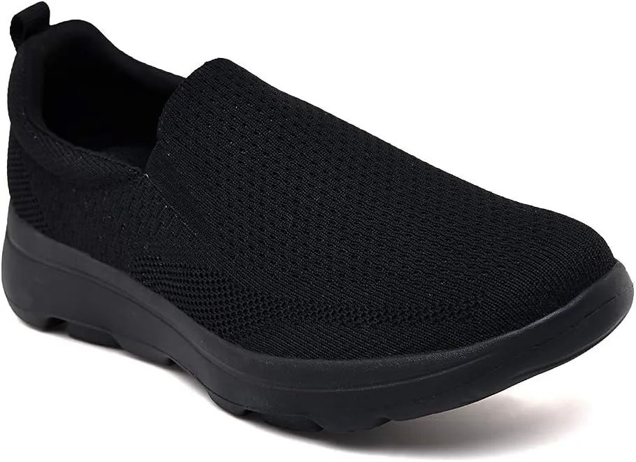 TIOSEBON Men's Mesh Slip On Walking Shoes Loafers-Work Drving Tennis Shoes