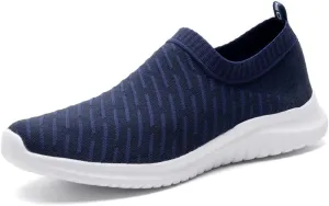 TIOSEBON Women's Athletic Walking Shoes Slip On Casual Mesh-Comfortable Tennis Workout Sneakers