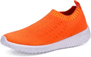 TIOSEBON Women's Athletic Walking Shoes Slip On Casual Mesh-Comfortable Tennis Workout Sneakers