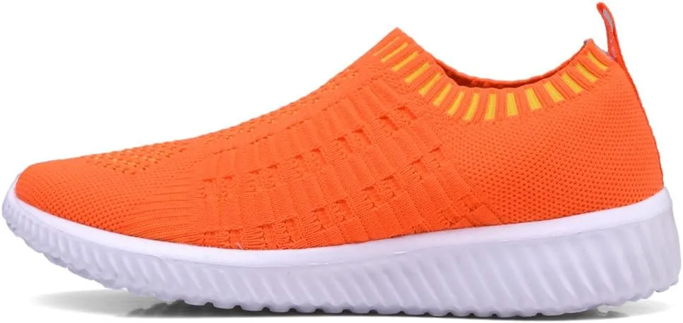 TIOSEBON Women's Athletic Walking Shoes Slip On Casual Mesh-Comfortable Tennis Workout Sneakers