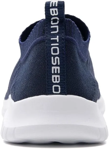 TIOSEBON Women's Athletic Walking Shoes Slip On Casual Mesh-Comfortable Tennis Workout Sneakers
