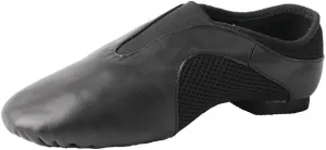 TMA EYES Slip On Leather Jazz Dance Shoes for Girls