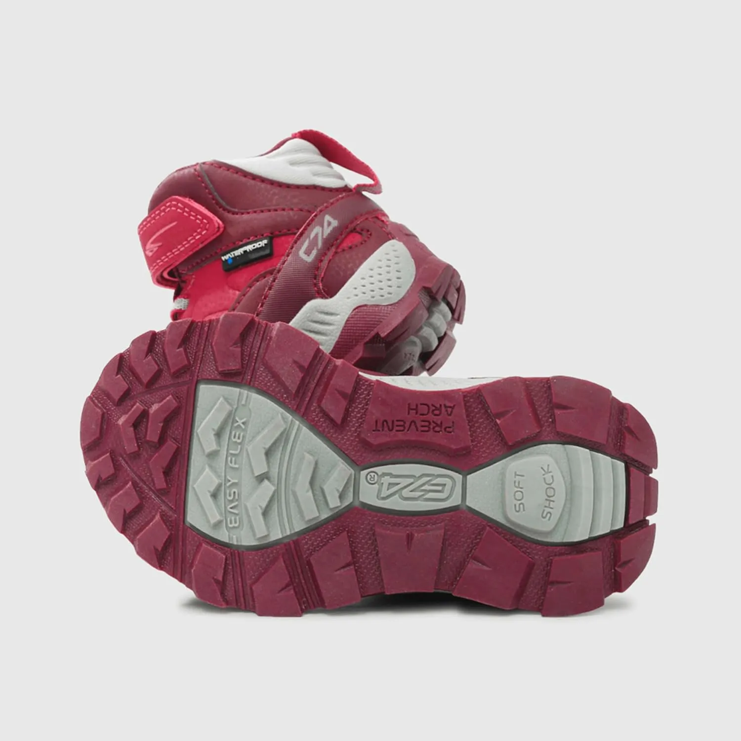 Toddler and Kids Hiking Boots - Waterproof, Slip-Resistant, Durable Outdoor Boots for Adventures and Play - Comfortable Multi-Terrain Shoes