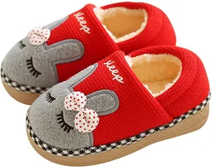 Toddler Slippers Boys Girls House Shoes Little Kids Home Indoor Bedroom Cute Warm Winter Slipper