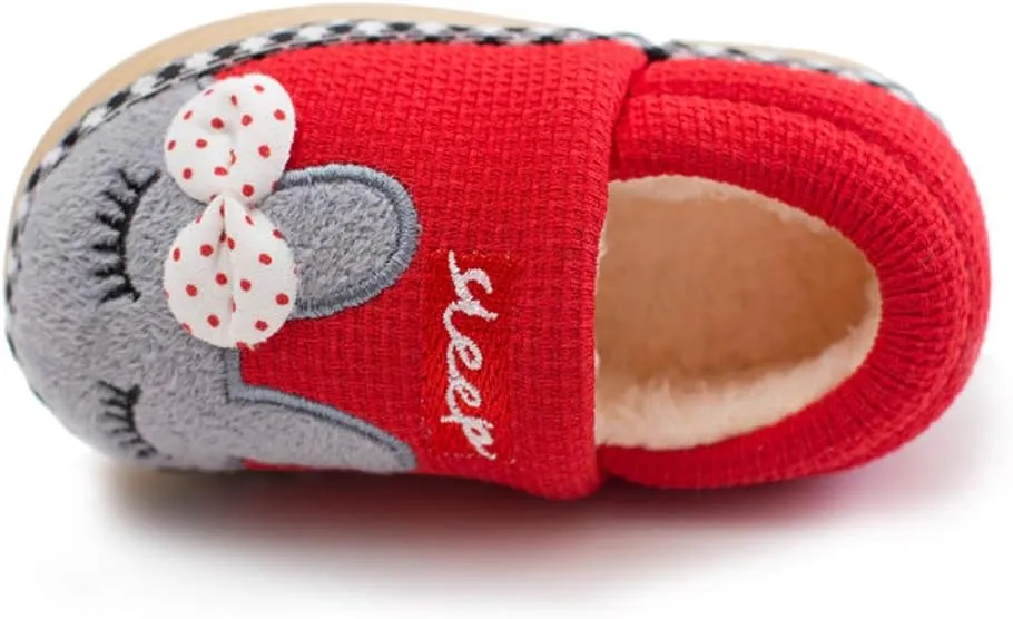 Toddler Slippers Boys Girls House Shoes Little Kids Home Indoor Bedroom Cute Warm Winter Slipper