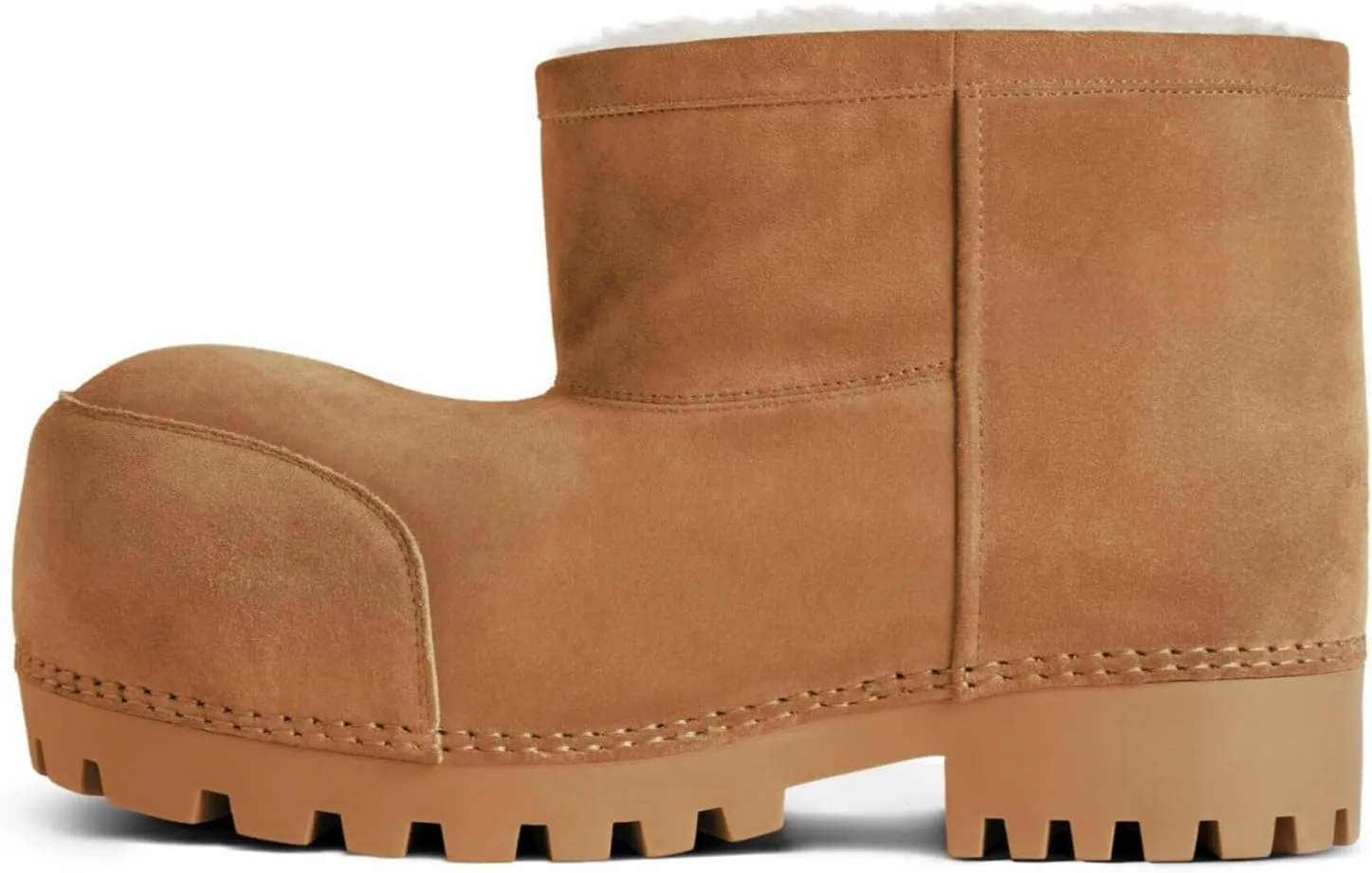 Trending Suede Winter Boots for Women Classic Platform Snow Boots with Memory Foam Insole Comfortable Women's Ankle Boots Anti-Slip Outsole for Outdoor Indoor