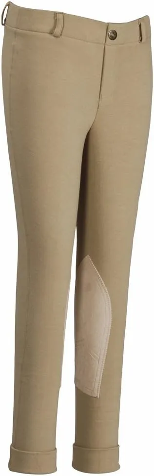 TuffRider Children's Starter Lowrise Pull-On Jods with Free Assorted Striped Socks