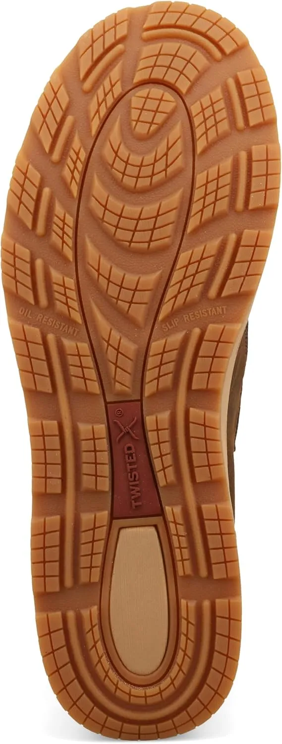 Twisted X Men's CellStretch Wedge Sole Slip-On, Moc Toe with CellStretch