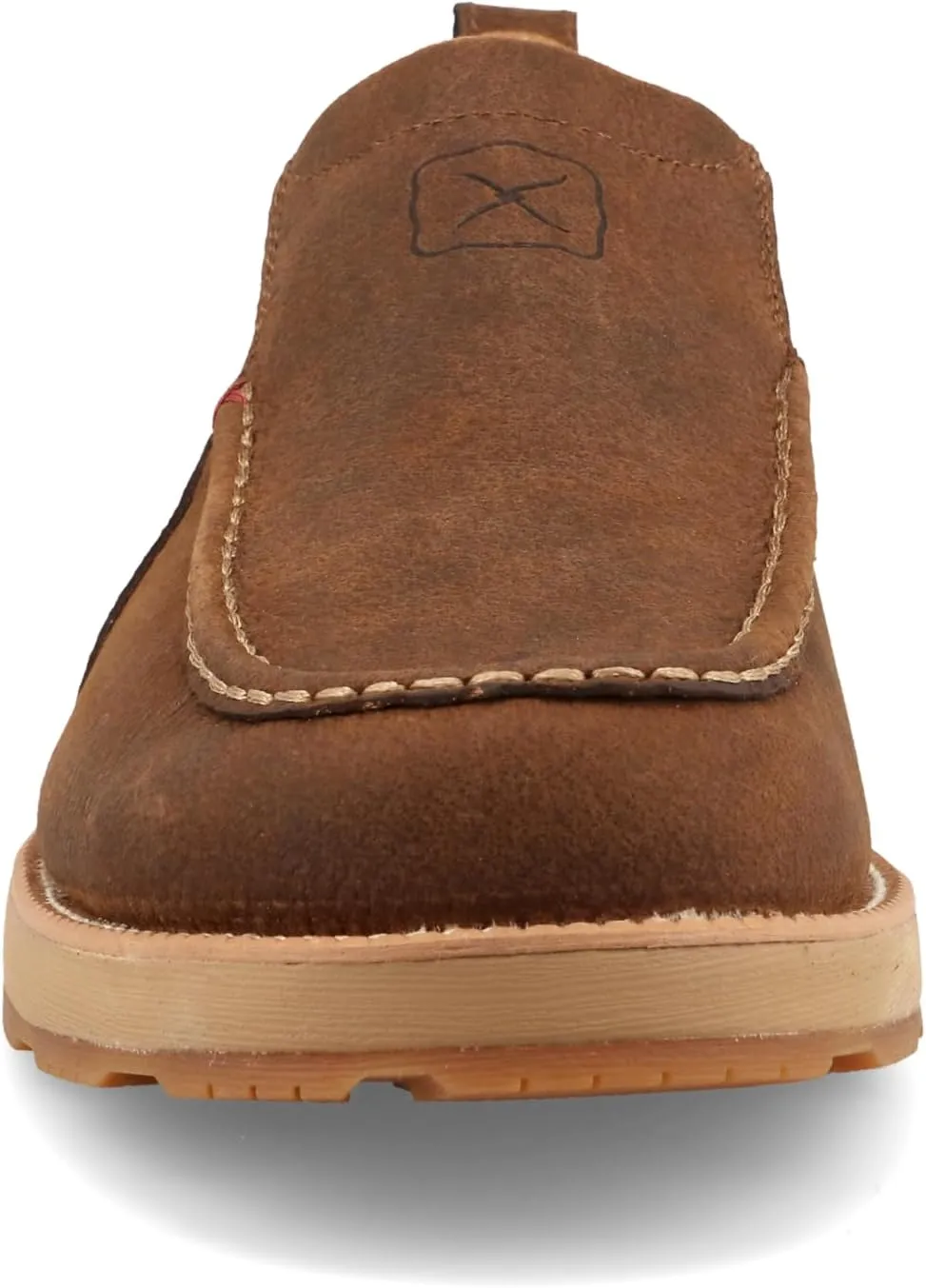 Twisted X Men's CellStretch Wedge Sole Slip-On, Moc Toe with CellStretch