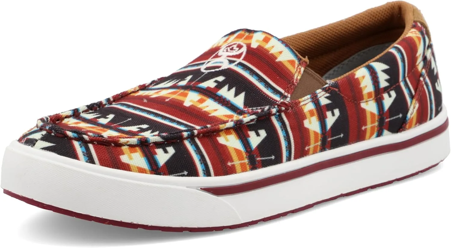Twisted X Men's Hooey Slip-On Loper, Moc Toe, Totem Multi, 7.5 M