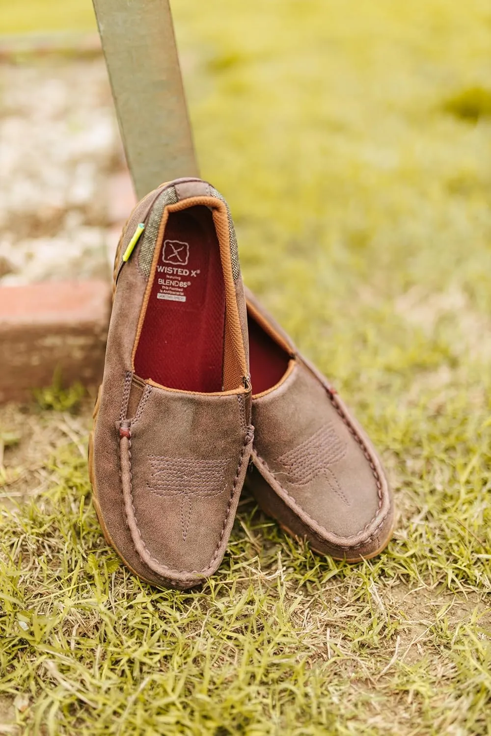Twisted X Women's Driving Mocs, Slip-On Walking Shoes with CellStretch