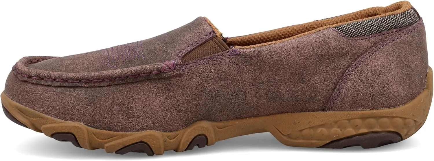 Twisted X Women's Driving Mocs, Slip-On Walking Shoes with CellStretch
