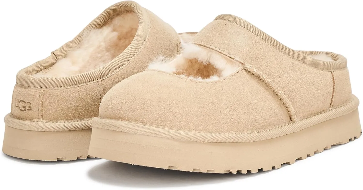UGG Girl's Kids K Bea Mary Jane Slipper, Black, 13