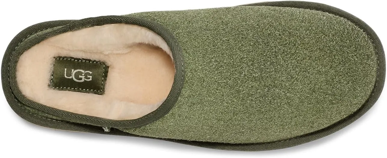UGG Men's Classic Slip On Shaggy Suede Slipper