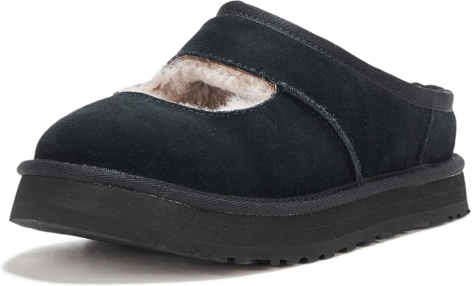 UGG Unisex-Child Kids K Bea Mary Jane Slipper, Mustard Seed, 13