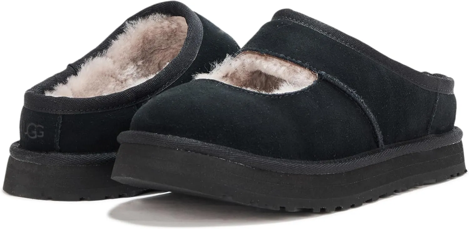 UGG Unisex-Child Kids K Bea Mary Jane Slipper, Mustard Seed, 13
