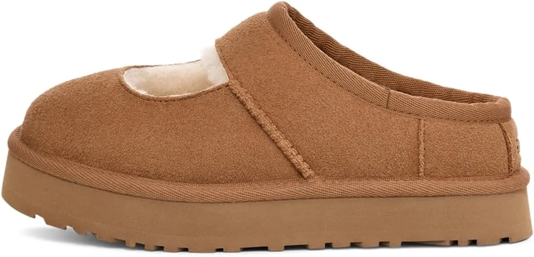 UGG Unisex-Child Kids K Bea Mary Jane Slipper, Mustard Seed, 13