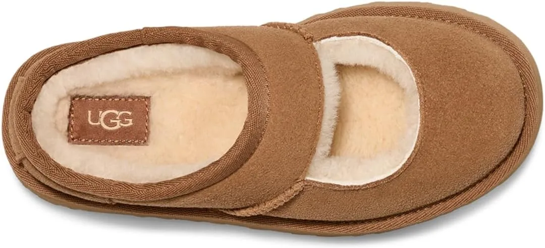 UGG Unisex-Child Kids K Bea Mary Jane Slipper, Mustard Seed, 13