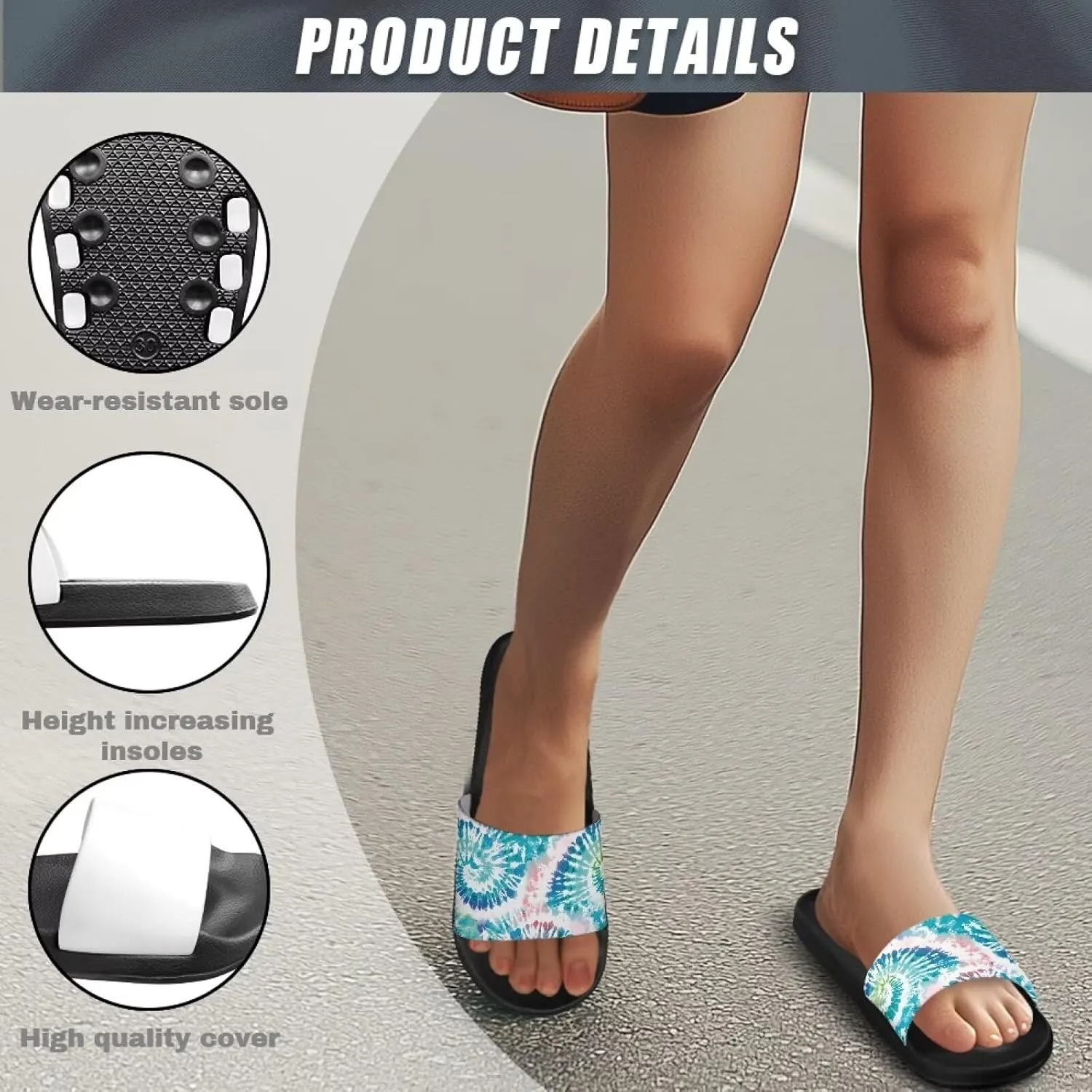 Unisex EVA Flip Flops for Women Men - Lightweight Sandals with Arch Support Beach Pool Slides Summer Slipper