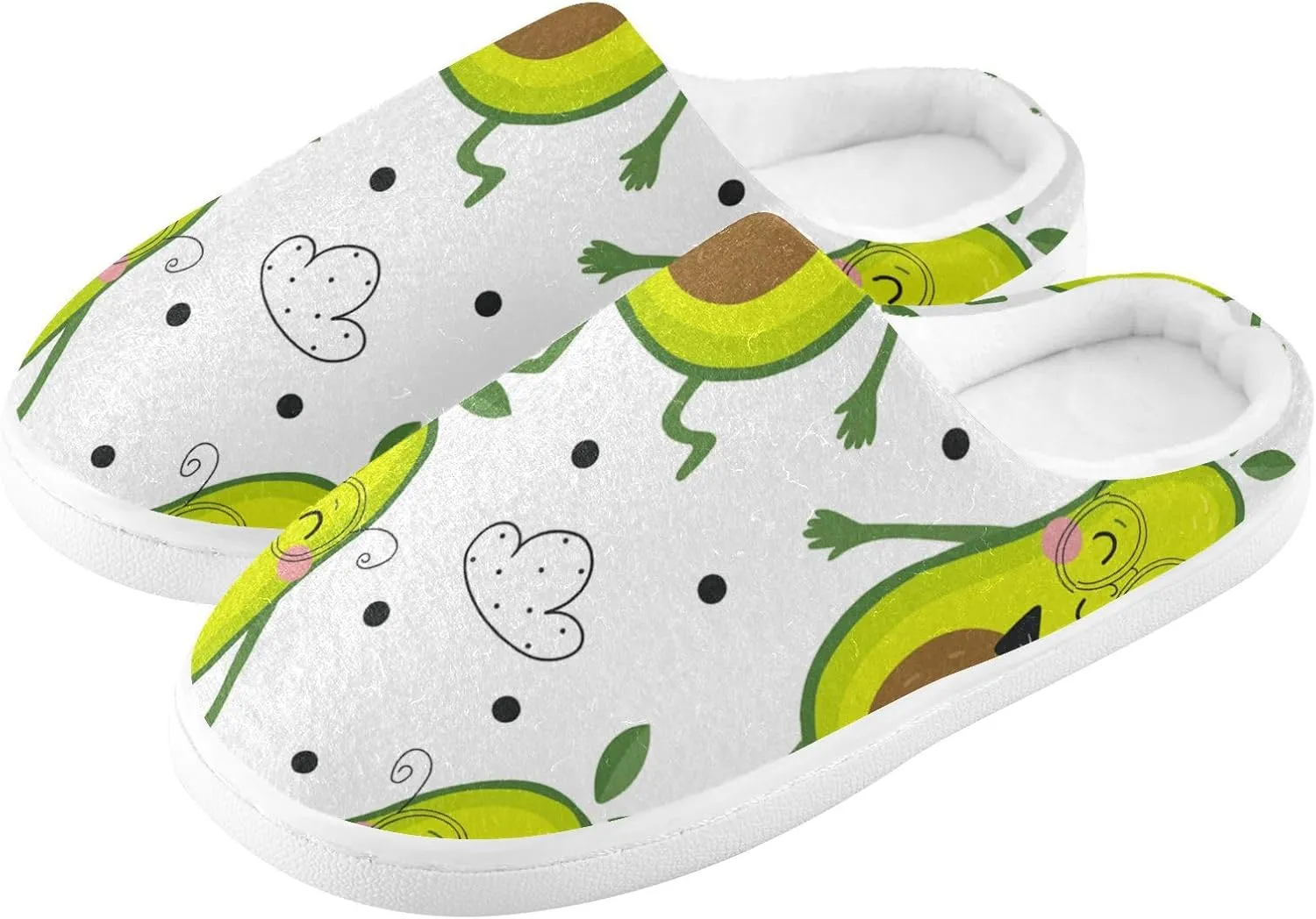 Unisex Memory Foam Slippers Non-Skid Slip-on Soft Warm Sole Fleece Shoes 6-17