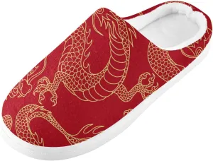 Unisex Memory Foam Slippers Non-Skid Slip-on Soft Warm Sole Fleece Shoes 6-17