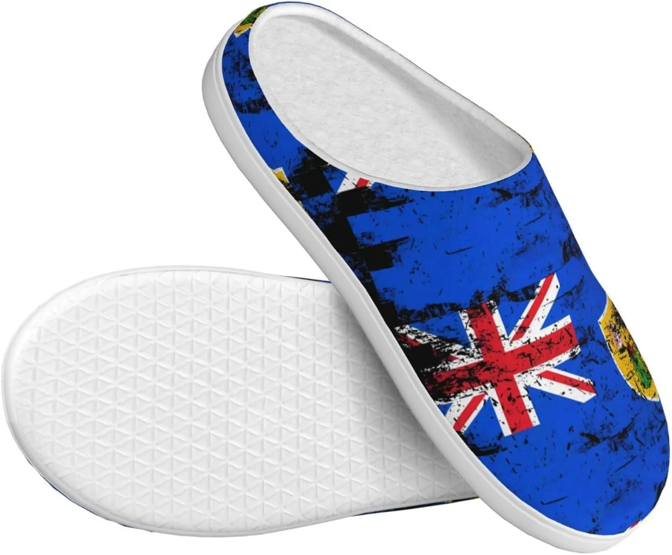 Unisex Slippers Winter Warm Non-Slip Fluffy Slippers Slip-On Plush Slippers House Slippers For Women Men Shoes Gifts