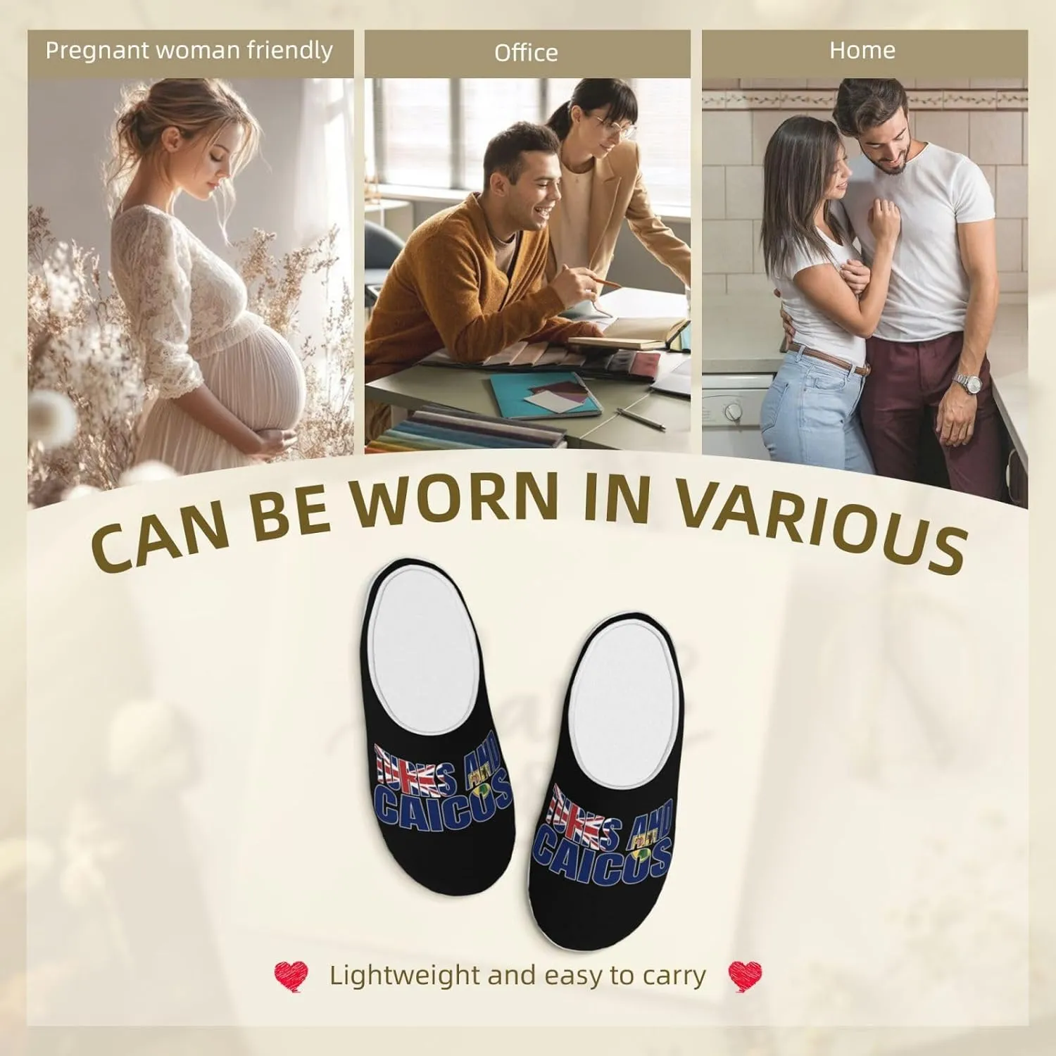 Unisex Slippers Winter Warm Non-Slip Fluffy Slippers Slip-On Plush Slippers House Slippers For Women Men Shoes Gifts