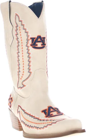 Vaccari Women's Mimi Premium PU Leather NCAA Athletics Embroidery Cowboy Boots