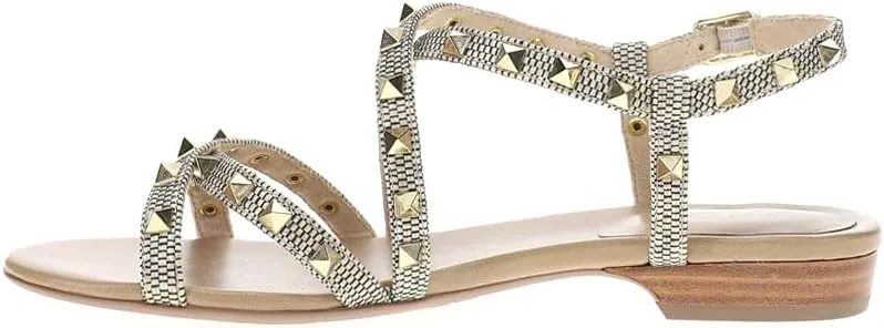 VANELi Womens Basira Studded Strappy Casual Sandals Casual - Gold
