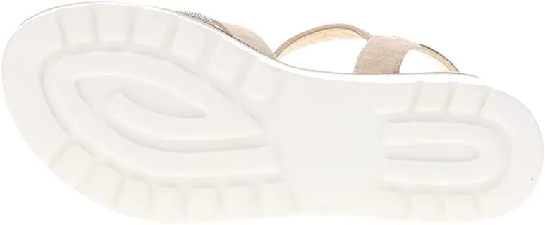 VANELi Womens Caitlin Ankle Strap Casual Sandals Casual Mid Heel 2-3" - Beige