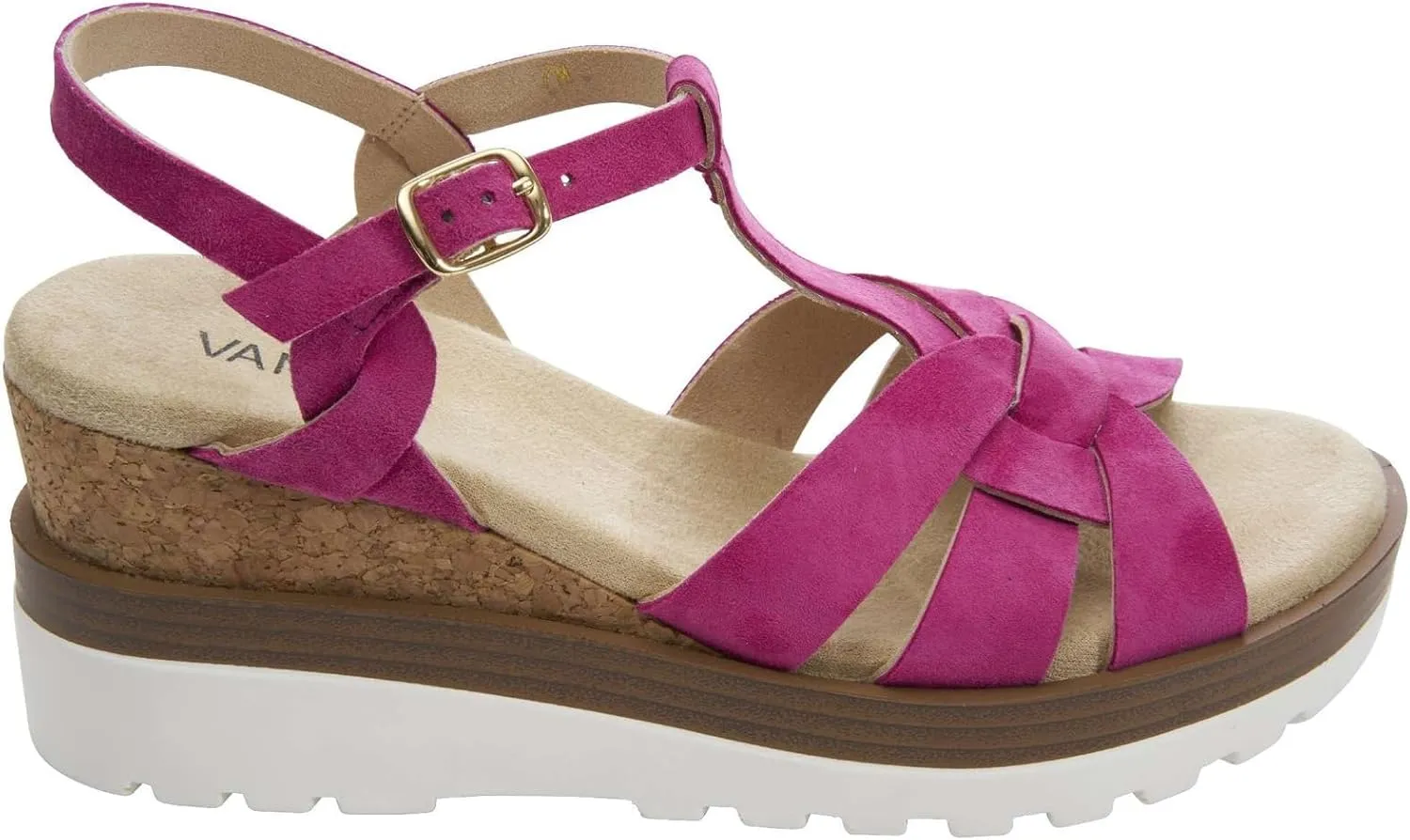 VANELi Womens Carly Cork Casual Sandals Casual Mid Heel 2-3" - Beige